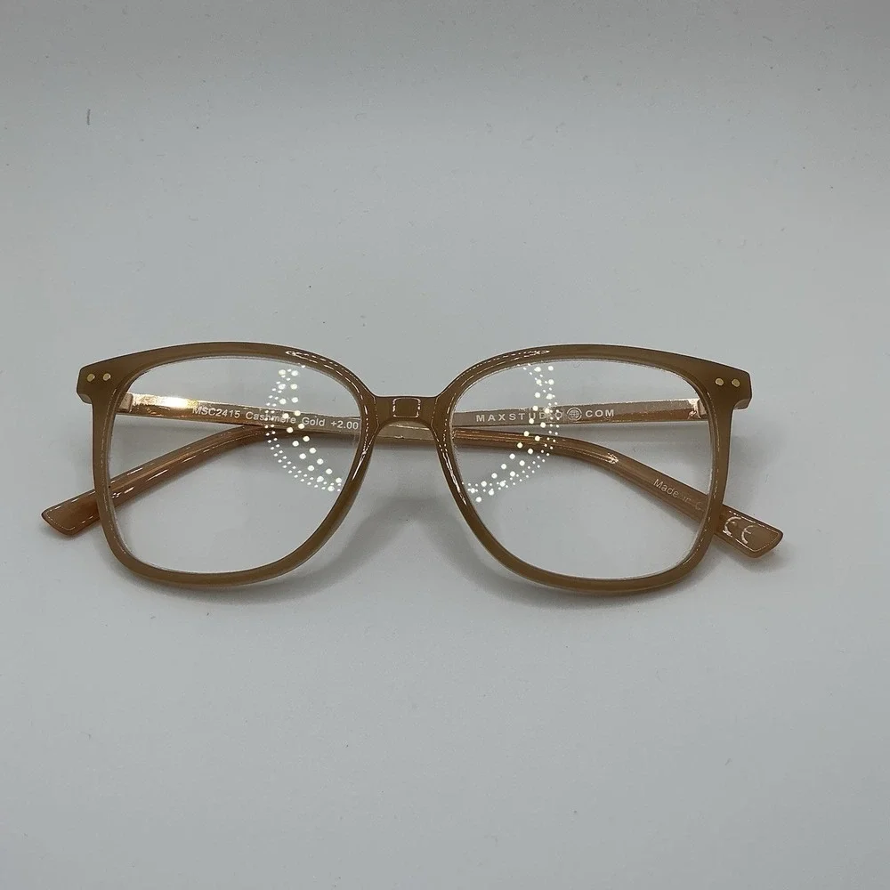 Max Studio Reading Glasses MSC2415 Cashmere Gold +2.00‎